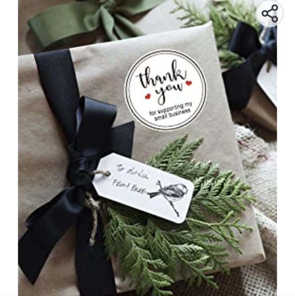 50 ct  are 2" Round Thank You Stickers Roll Labels|Used for Business - Picture 11 of 11